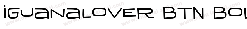 IguanaLover BTN BoldOblique字体转换
